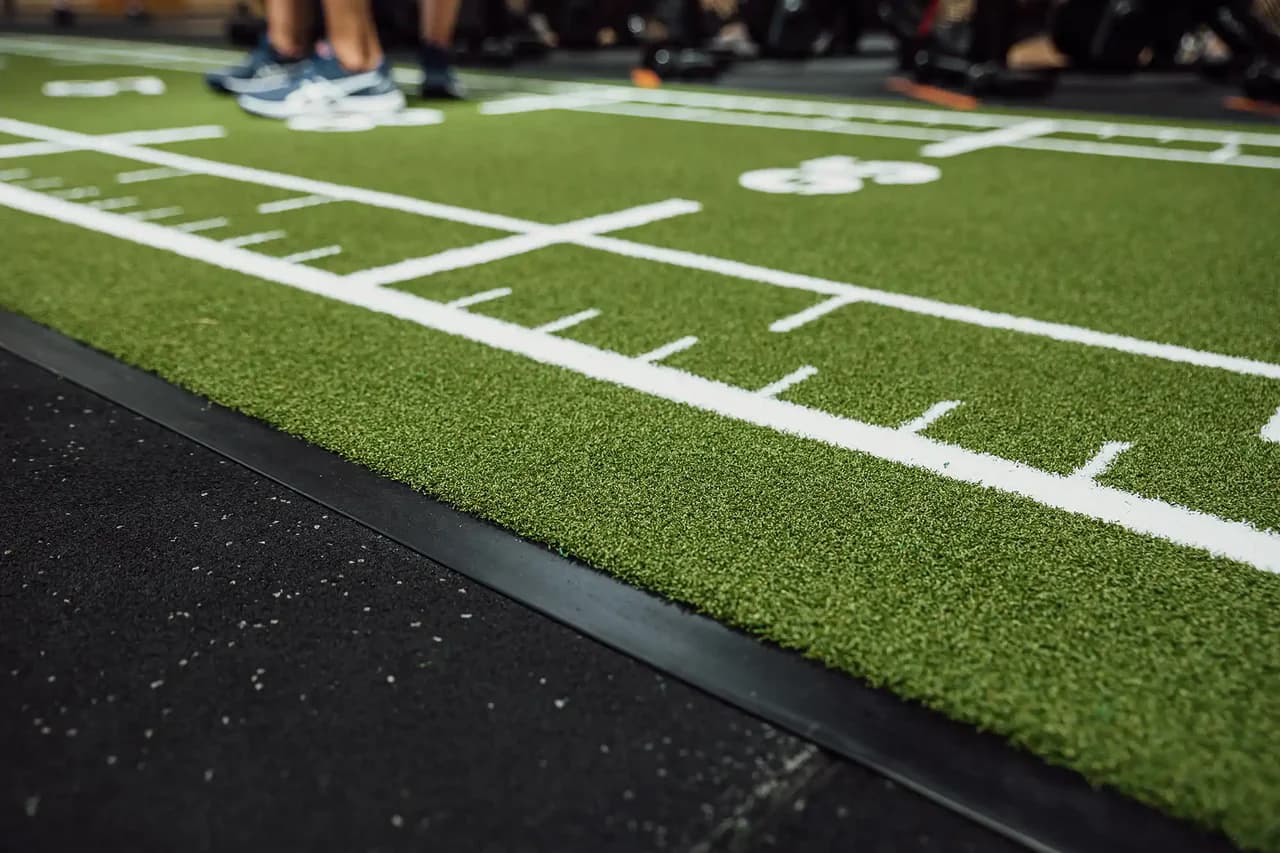 Heroturfs sports turf with woven markings under certified testing